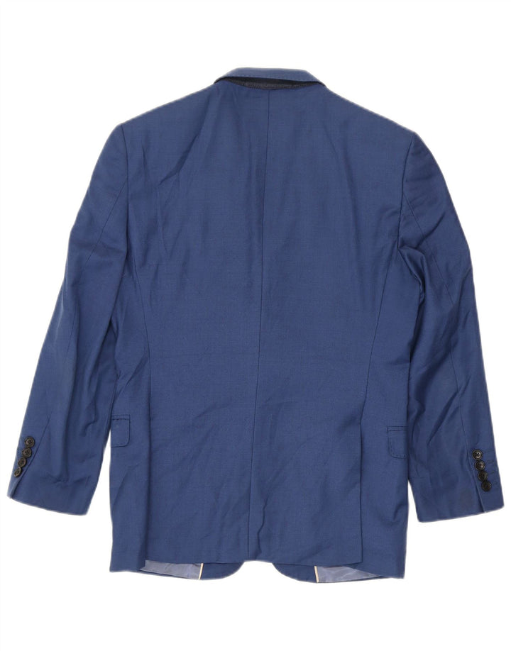 Męska marynarka francuska Connection zapinana na 2 guziki i rękaw 3/4 UK 36 Small Blue