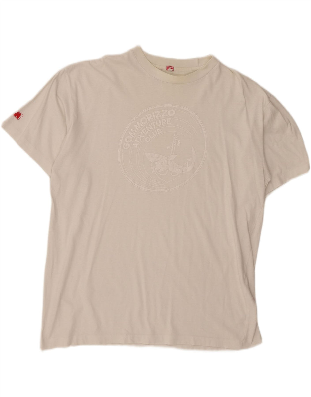 Męski T-shirt z grafiką SLAM Top 2XL Biały
