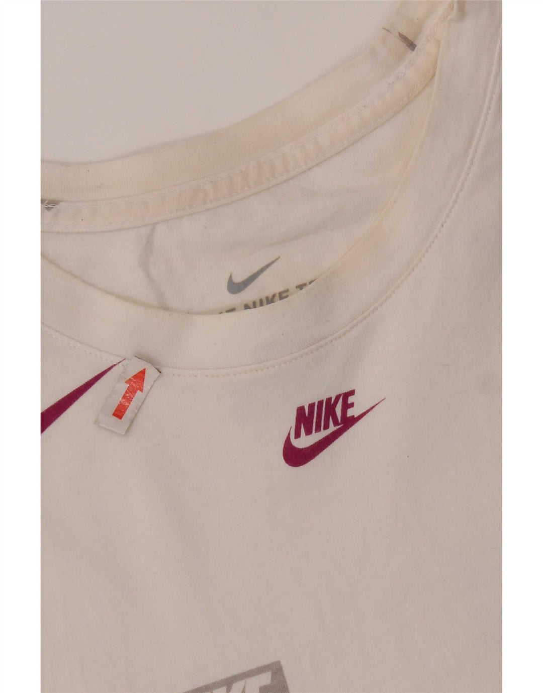 Męski T-shirt z grafiką Nike, duży, biały, bawełniany