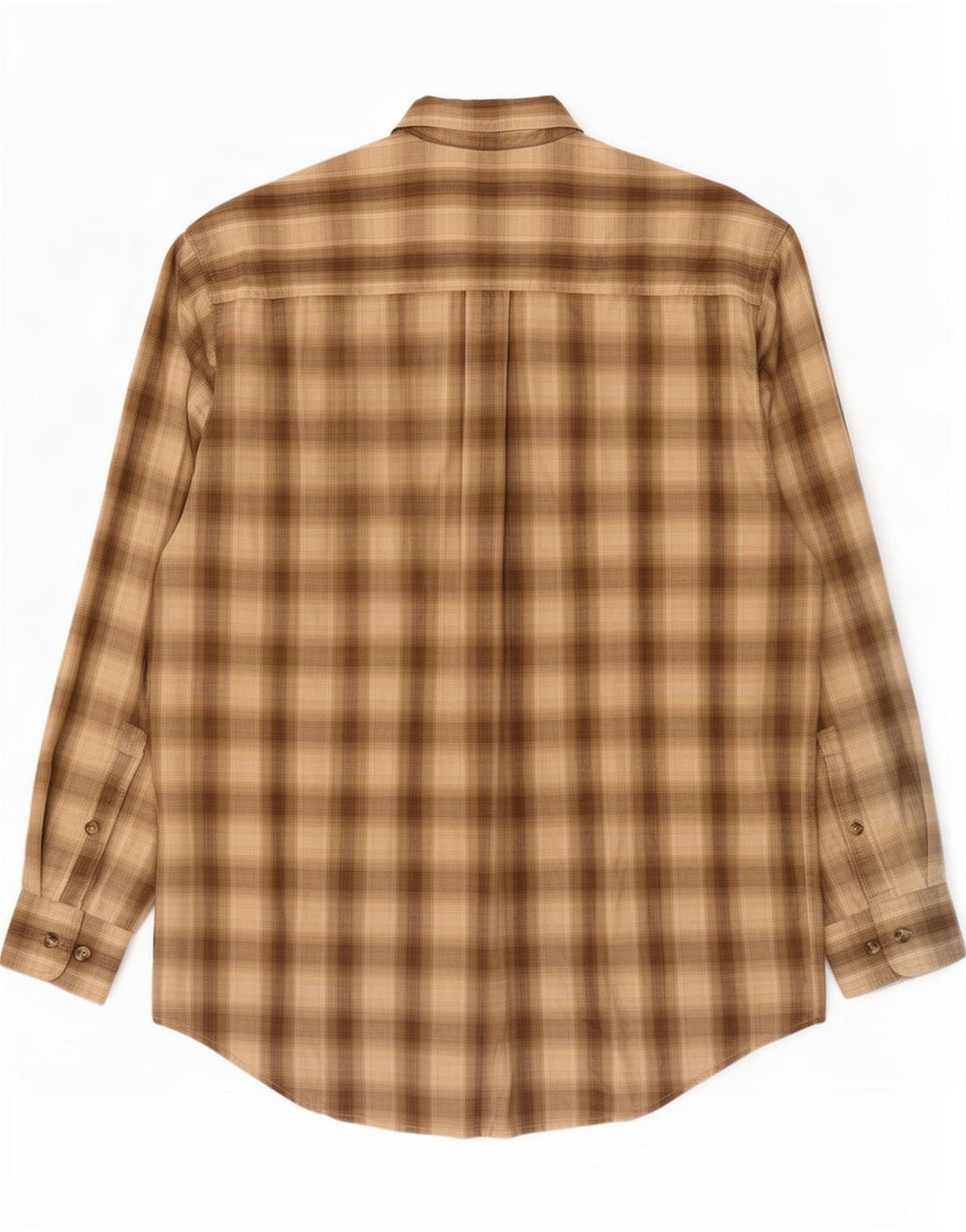 Męska koszula flanelowa Timberland, średnia khaki, bawełniana kratka