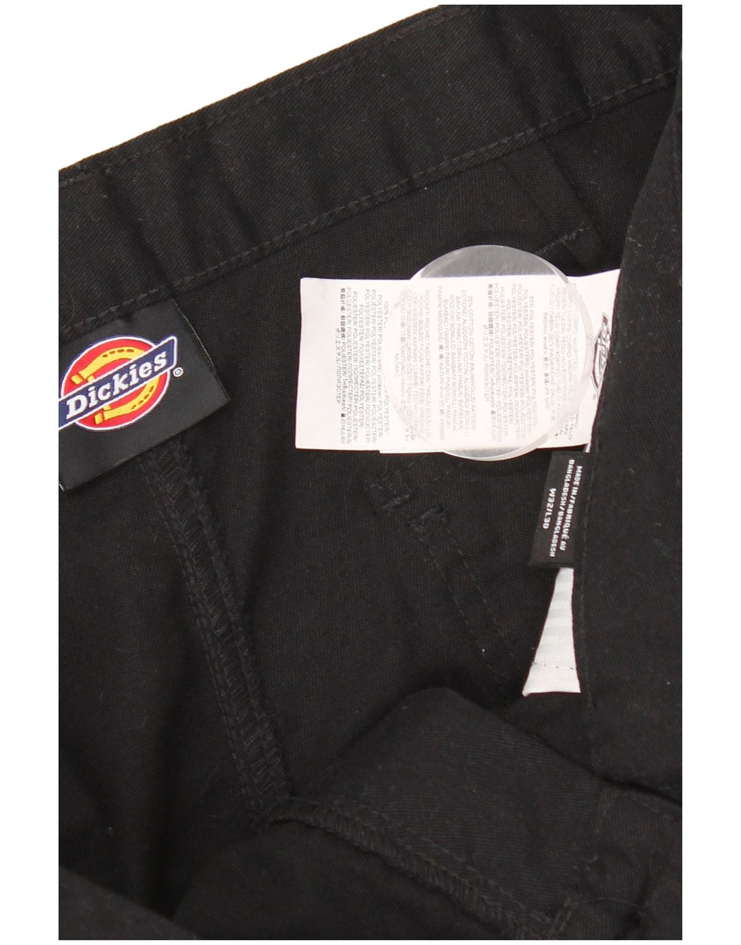 Męskie proste spodnie cargo Dickies W32 L30 Czarny poliester