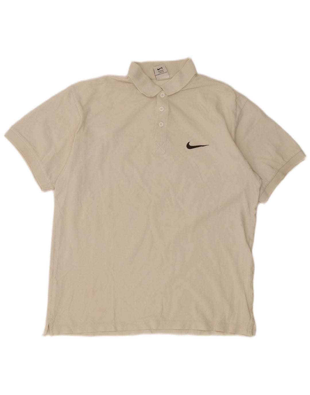 Męska koszulka polo Nike UK 39/41 Średnia biel