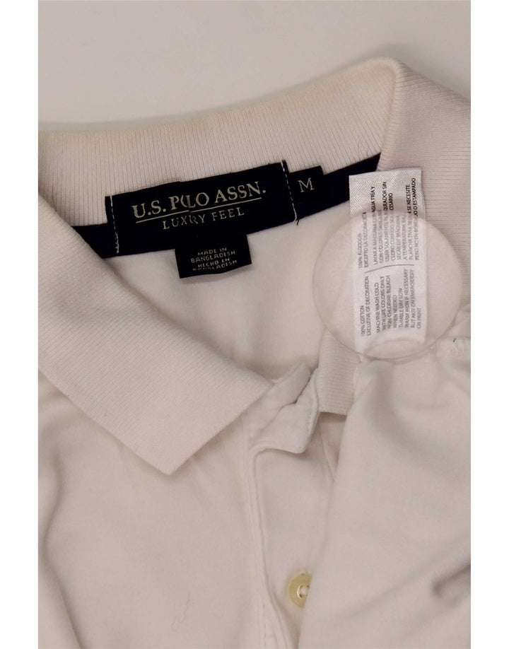 US Polo Assn. Koszula męska, średnia, biała, bawełniana
