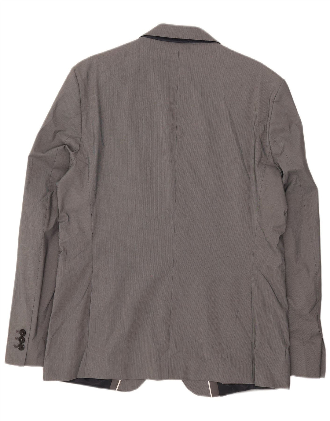 Zara Męska marynarka zapinana na 2 guziki EU 54 XL Szara, poliestrowa w prążki