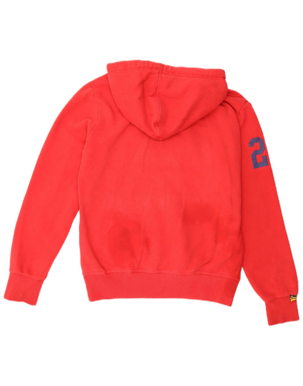 Męski sweter z kapturem Superdry Graphic, duży, czerwony