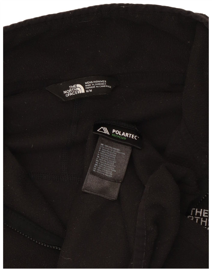 Męski sweter polarowy The North Face z zamkiem błyskawicznym, średni czarny poliester
