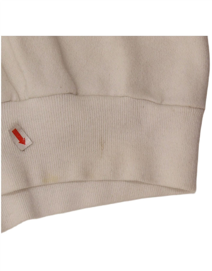 Damska bluza z grafiką TULTEX UK 16, duża, biała bawełna