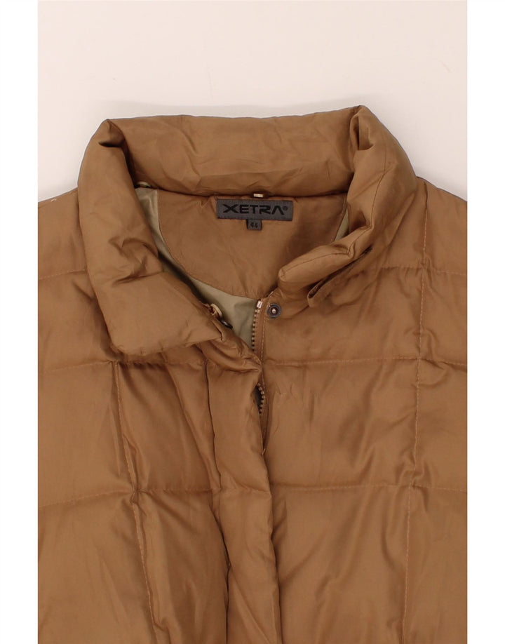 VINTAGE Womens Padded Coat IT 44 Medium Brown Polyamide Vintage Vintage and Second-Hand Vintage from Messina Hembry 
