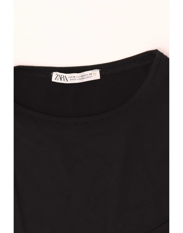 T-shirt damski Zara Top UK 12 Średni Czarny