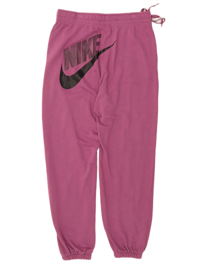 Damskie spodnie dresowe NIKE Joggers UK 16, duże, fioletowe, bawełniane