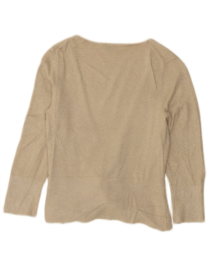 Sweter damski Oasis z otwartym kardiganem UK 10 Small Beżowa wiskoza