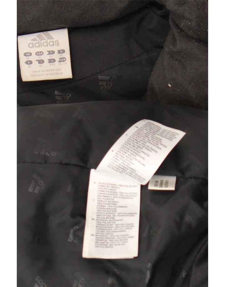 Męska ocieplana kurtka Adidas UK 42 XL Czarny poliester