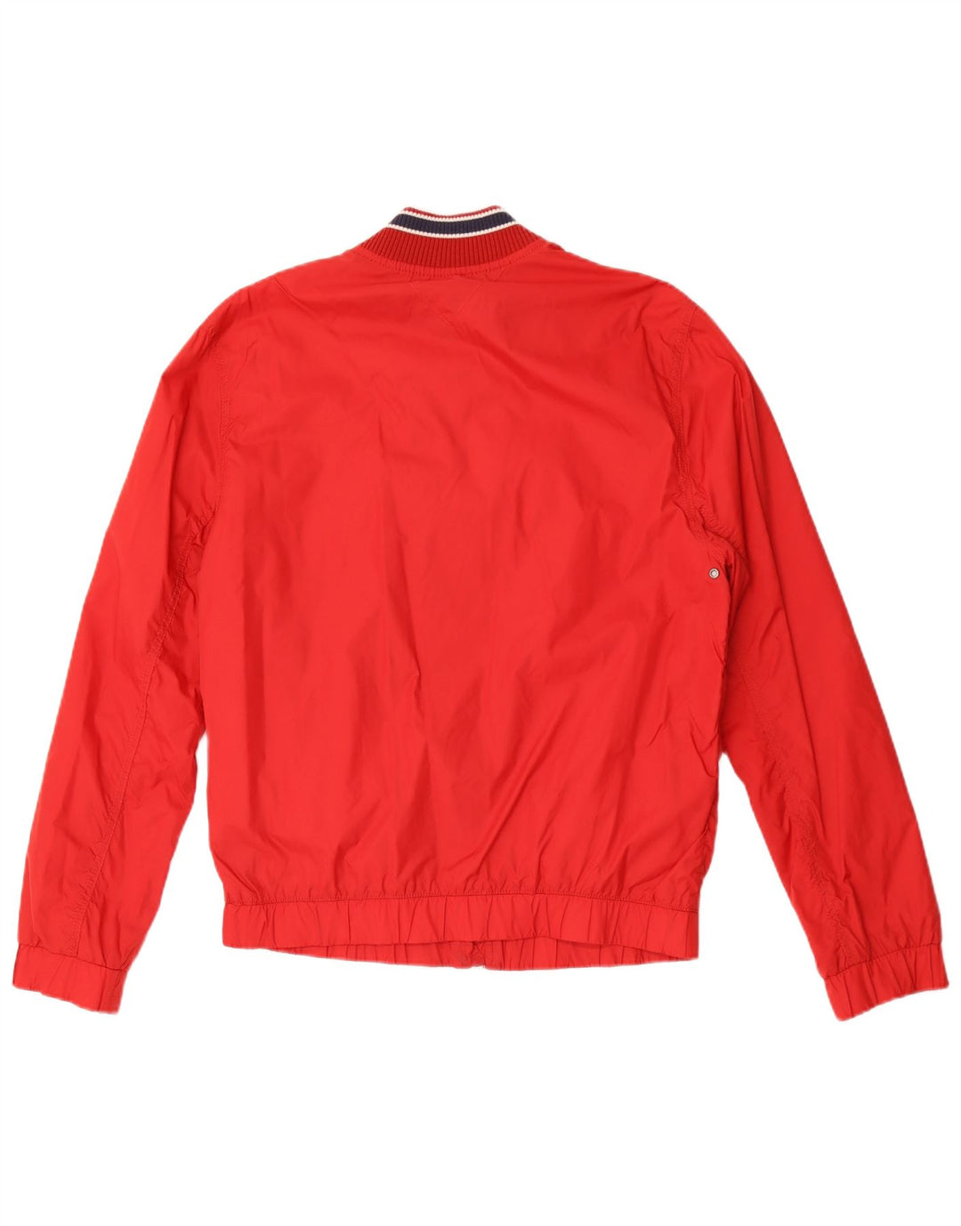 Męska kurtka bomberka Tommy Hilfiger UK 38, nylon w średnie czerwone paski