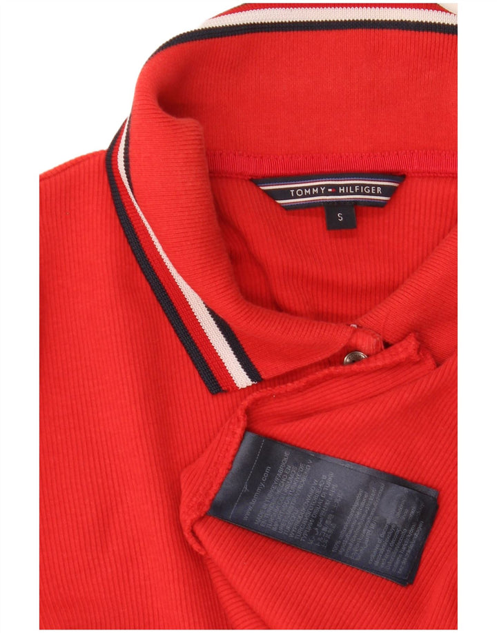 Damska koszulka polo Tommy Hilfiger UK 8 Small Red