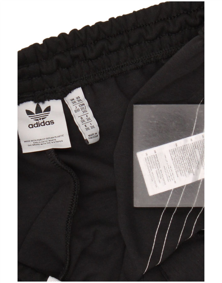 Adidas Męskie spodnie dresowe Joggery 3XL Czarny poliester