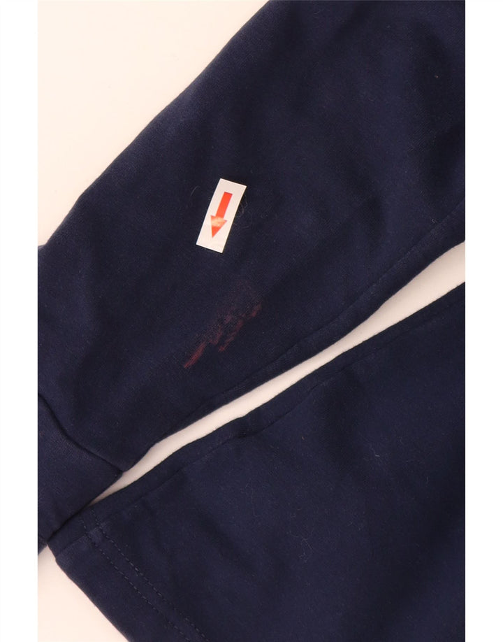 Damska kurtka dresowa ADIDAS UK 12, średnia, granatowa, bawełniana