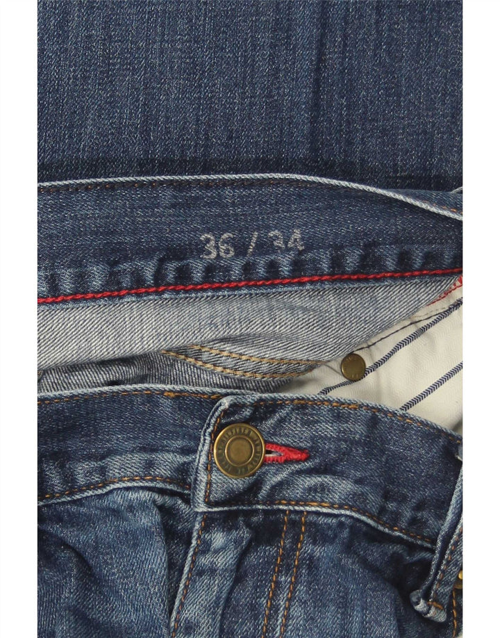 Męskie proste dżinsy Tommy Hilfiger W36 L34 Niebieskie bawełniane