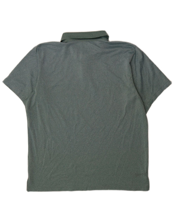 Męska koszulka polo Columbia XL, zielona, poliestrowa