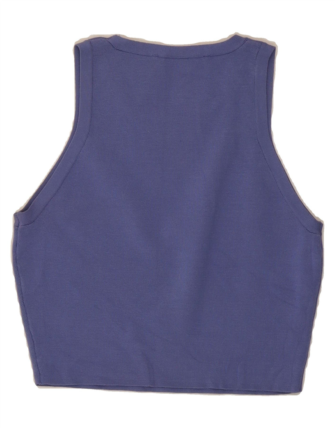 ZARA Womens Sleeveless Crop Top UK 12 Medium Purple Vintage Zara and Second-Hand Zara from Messina Hembry 