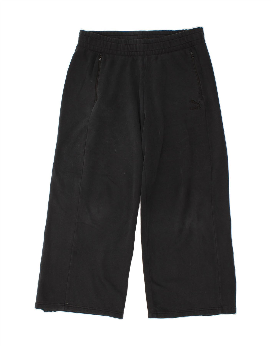 PUMA Womens Tracksuit Trousers UK 14 Large Black Cotton Vintage Puma and Second-Hand Puma from Messina Hembry 