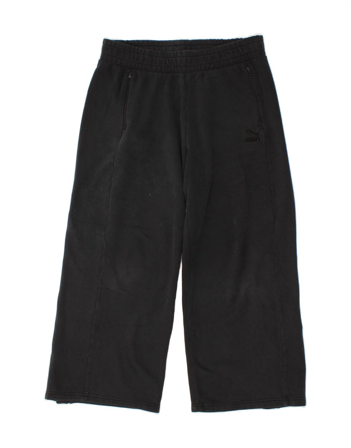 PUMA Womens Tracksuit Trousers UK 14 Large Black Cotton Vintage Puma and Second-Hand Puma from Messina Hembry 