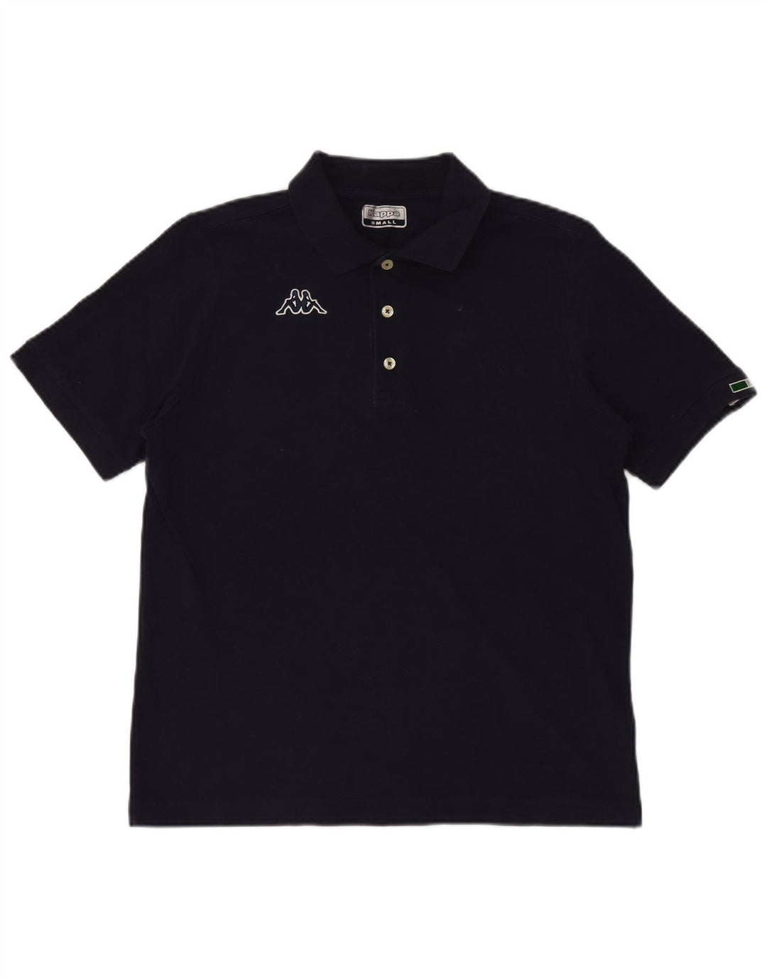 Męska koszulka polo Kappa, mała, granatowa, bawełniana