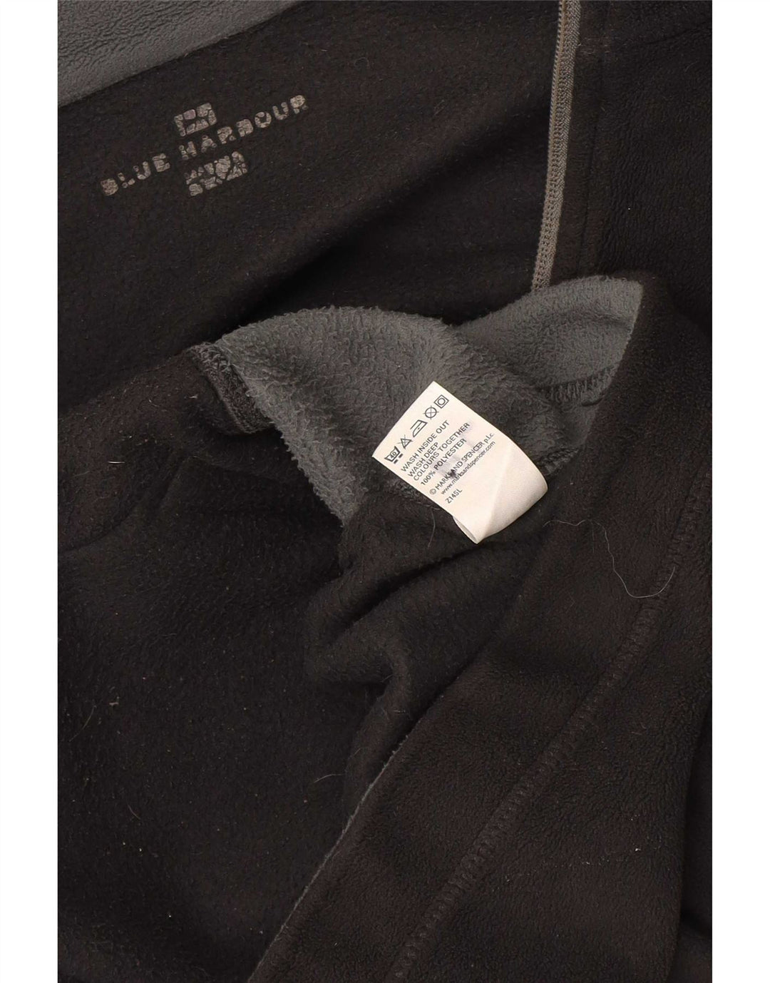Męska kurtka polarowa Marks & Spencer Blue Harbor UK 38, średnia czarna