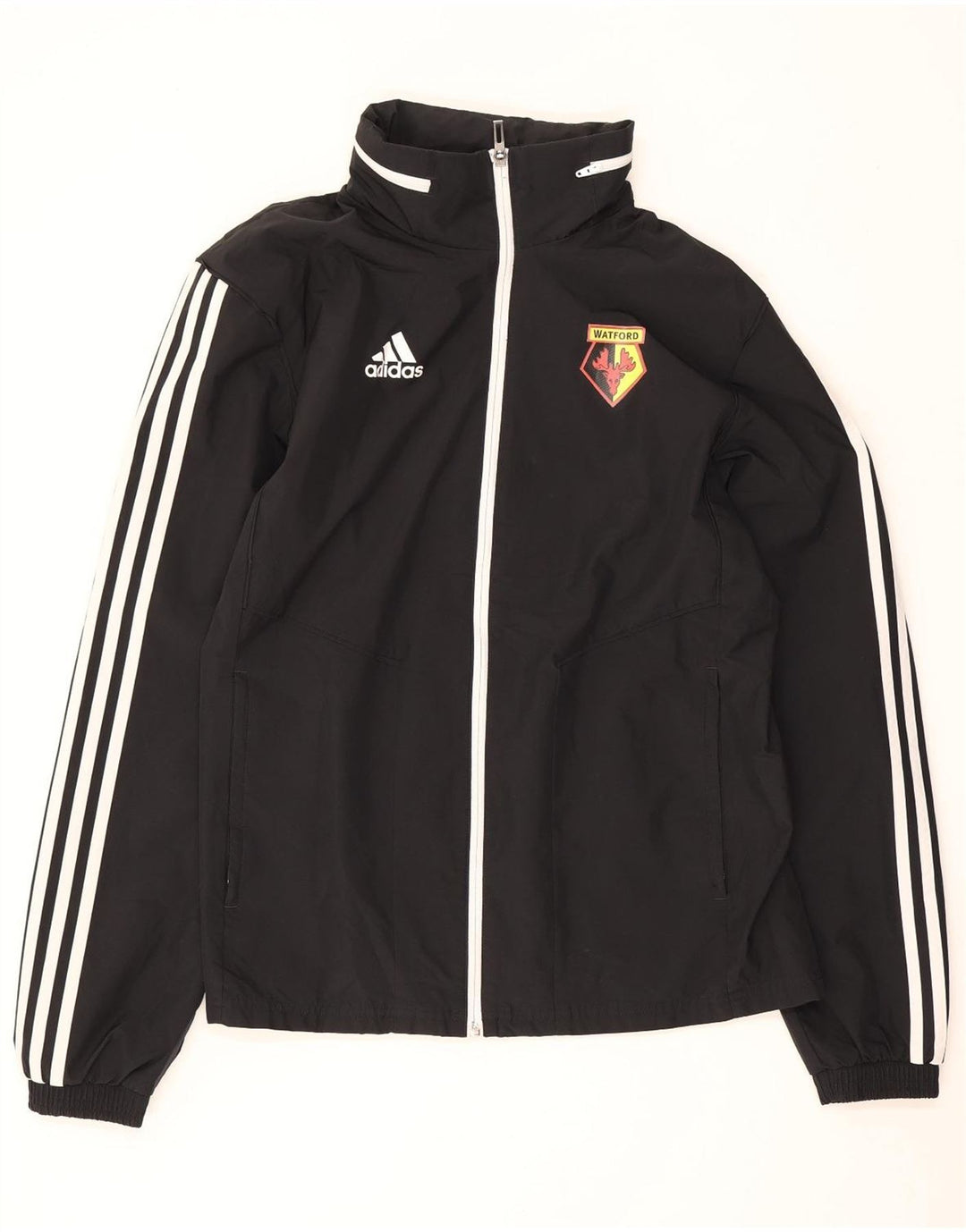 Adidas Męska bluza dresowa z kapturem Watford, mała czarna, poliestrowa