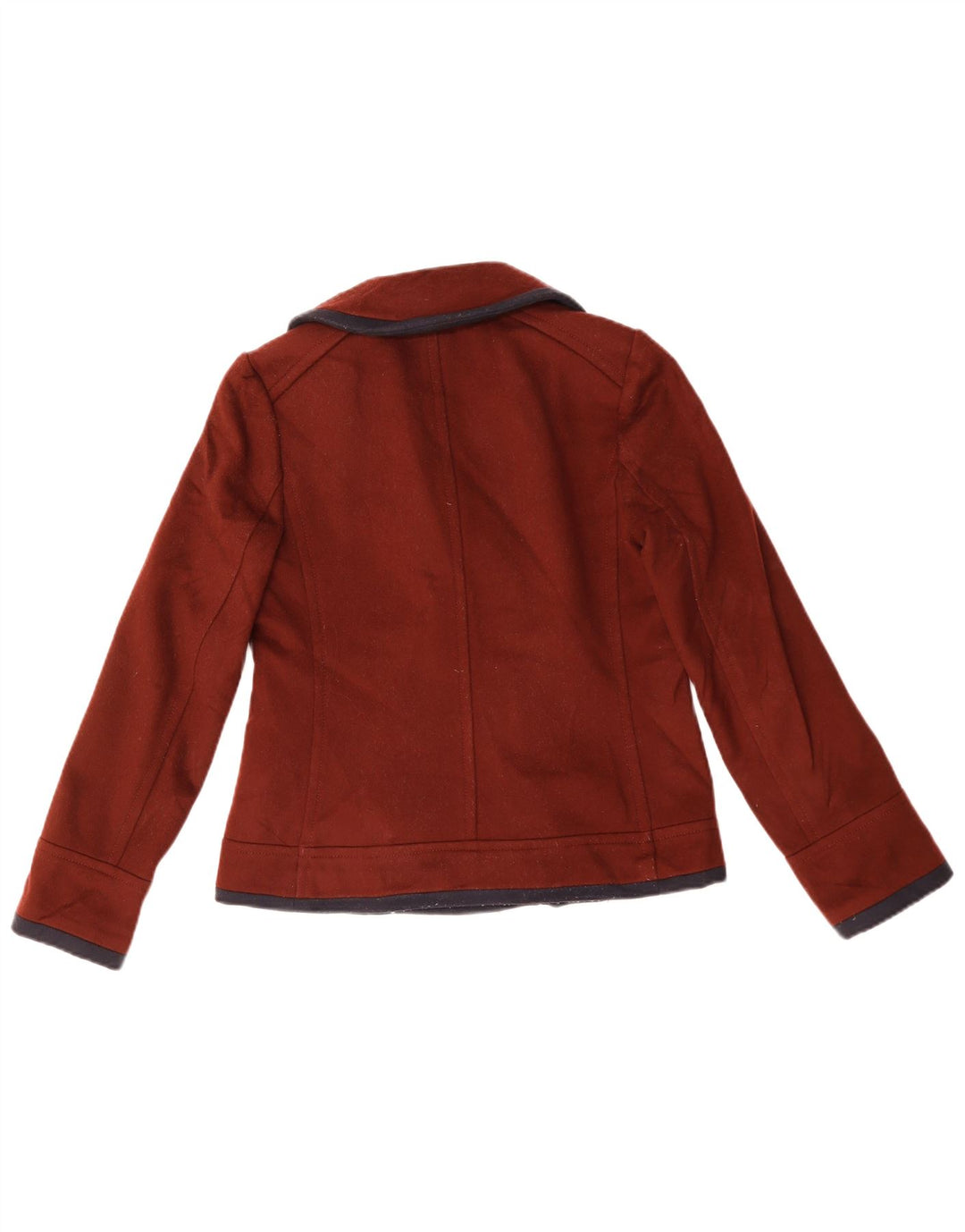 Damski płaszcz oversize J. Crew w kolorze grochu US 2 XS, bordowa wełna