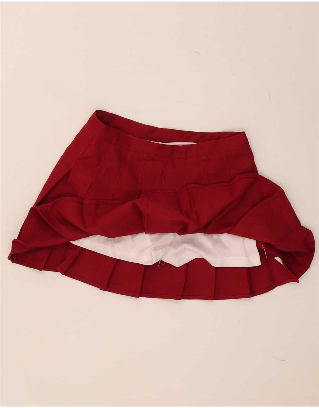 Vintage dziewczęca spódnica 13-14 lat XL czerwona