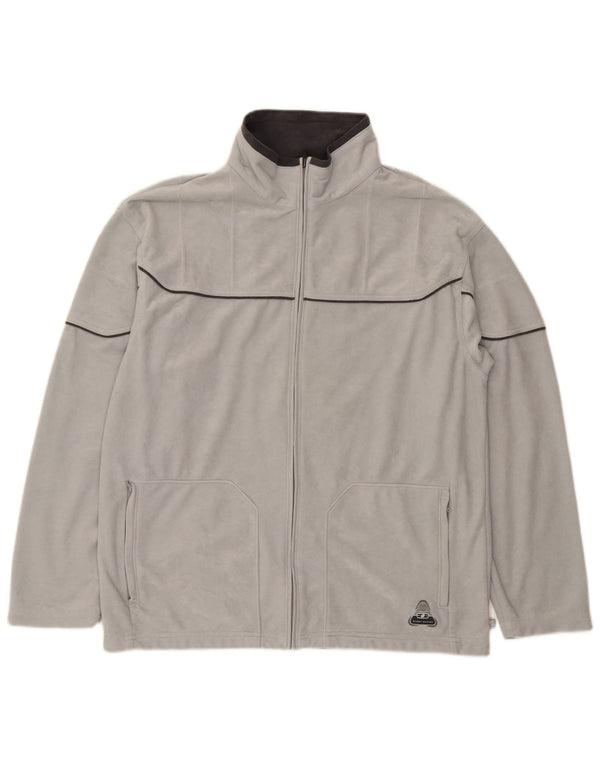 Kurtka dresowa męska Lotto UK 42/44 XL, szary poliester