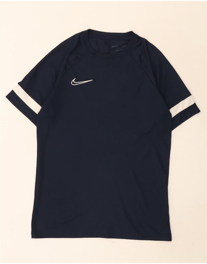 T-shirt męski Nike Dri Fit, średni granatowy kolor, blok