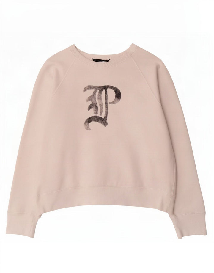 Damska bluza z grafiką Polo Ralph Lauren Jumper UK 14 Medium White