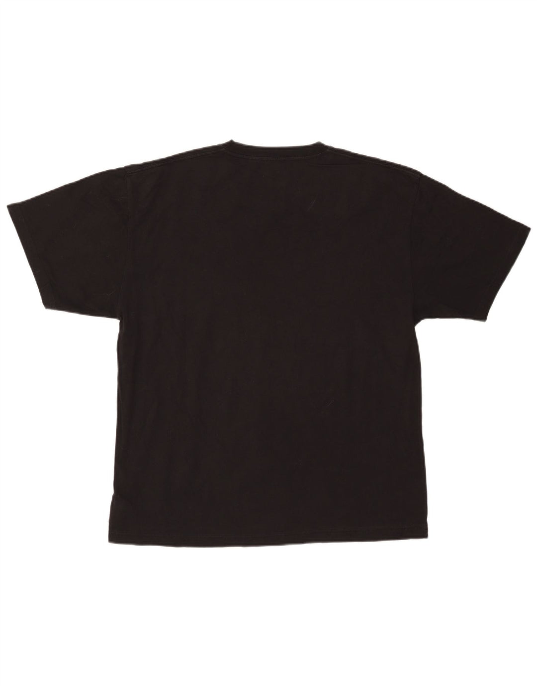 Męski T-shirt VANS o klasycznym kroju, duży, czarny, bawełniany