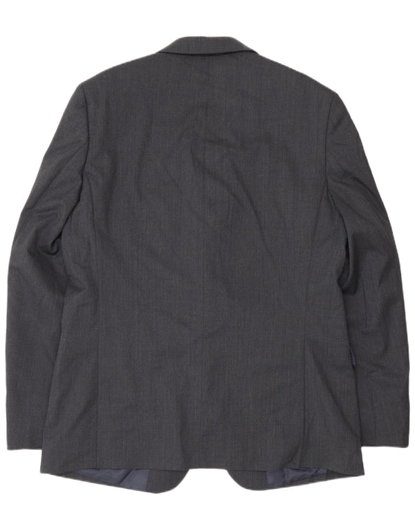 Męska marynarka zapinana na 2 guziki John Lewis UK 44 2XL Szary poliester