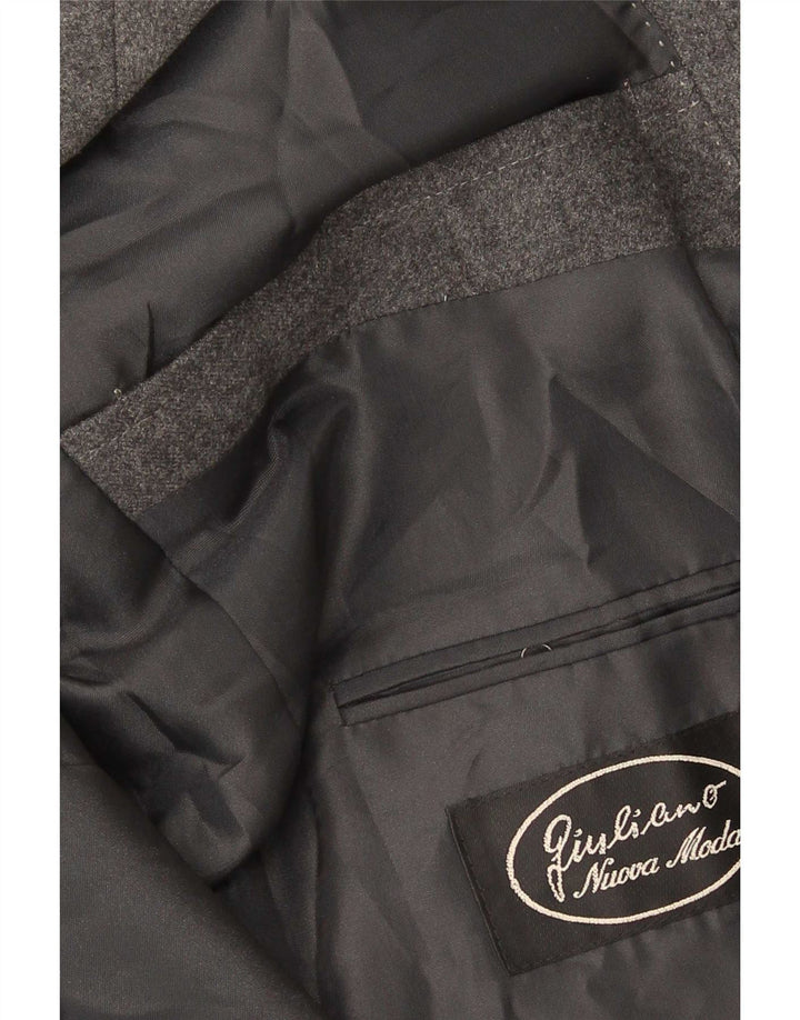 Męska marynarka zapinana na 2 guziki Giuliano UK 38 Medium Grey