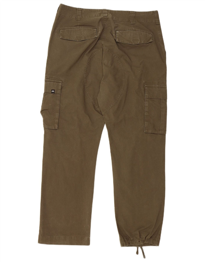 Damskie spodnie cargo NIKE W34 L27 Khaki, bawełna