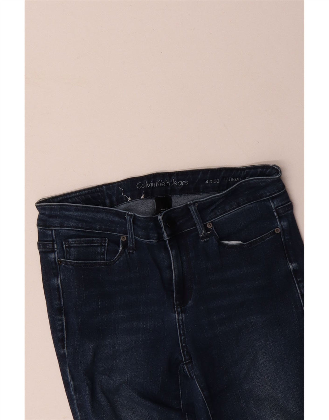 Damskie jeansy skinny CALVIN KLEIN W32 L32 Niebieskie, bawełniane