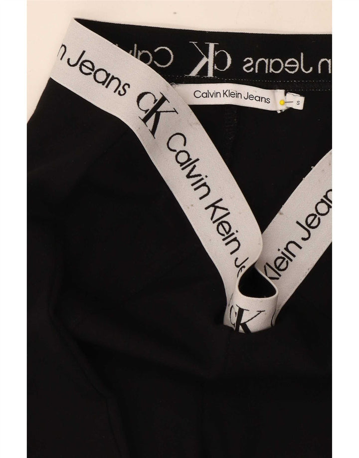 Damskie legginsy Calvin Klein Graphic UK 10 Small Black Colorblock