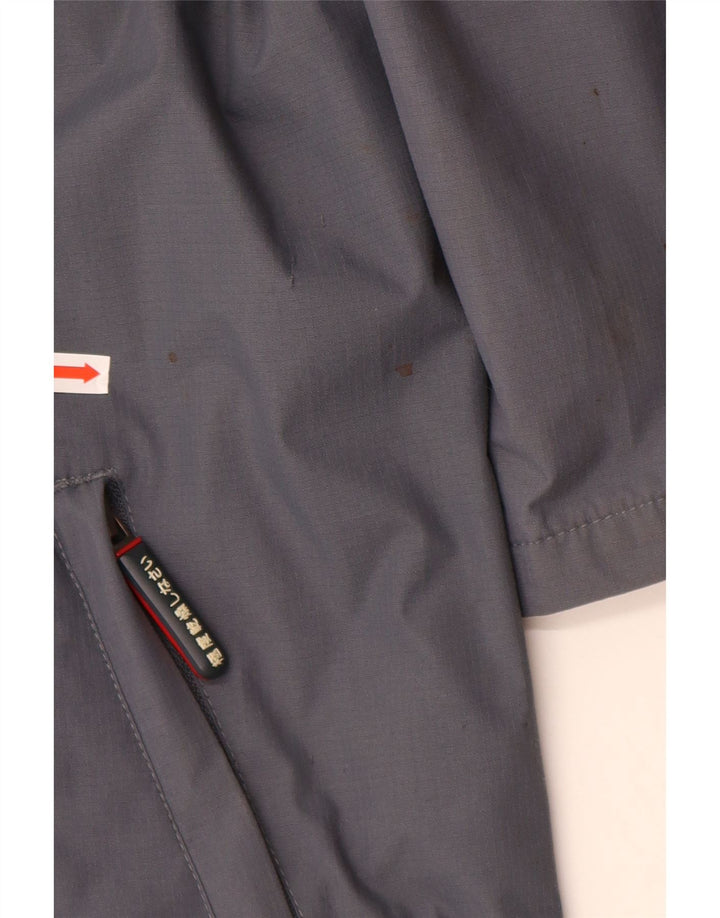 Męska kurtka wiatrówka z kapturem SUPERDRY Windhiker UK 38, średnia szarość