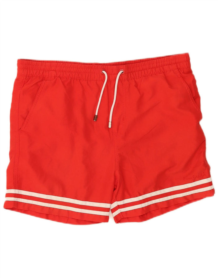Męskie spodenki kąpielowe Pierre Cardin, małe, czerwone, poliestrowe
