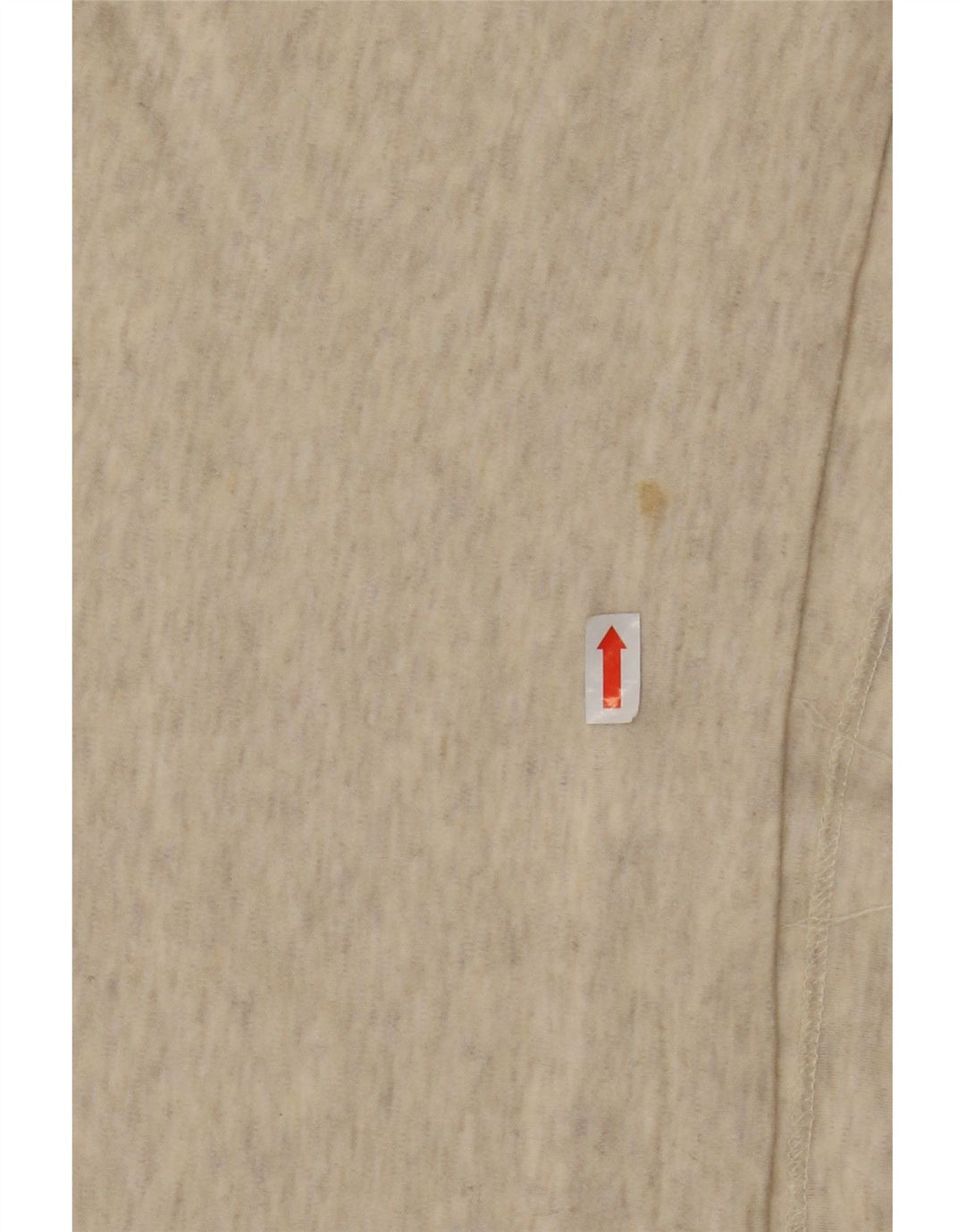 POLO RALPH LAUREN Męska koszulka polo z długim rękawem, duża, beżowa, nakrapiana bawełna