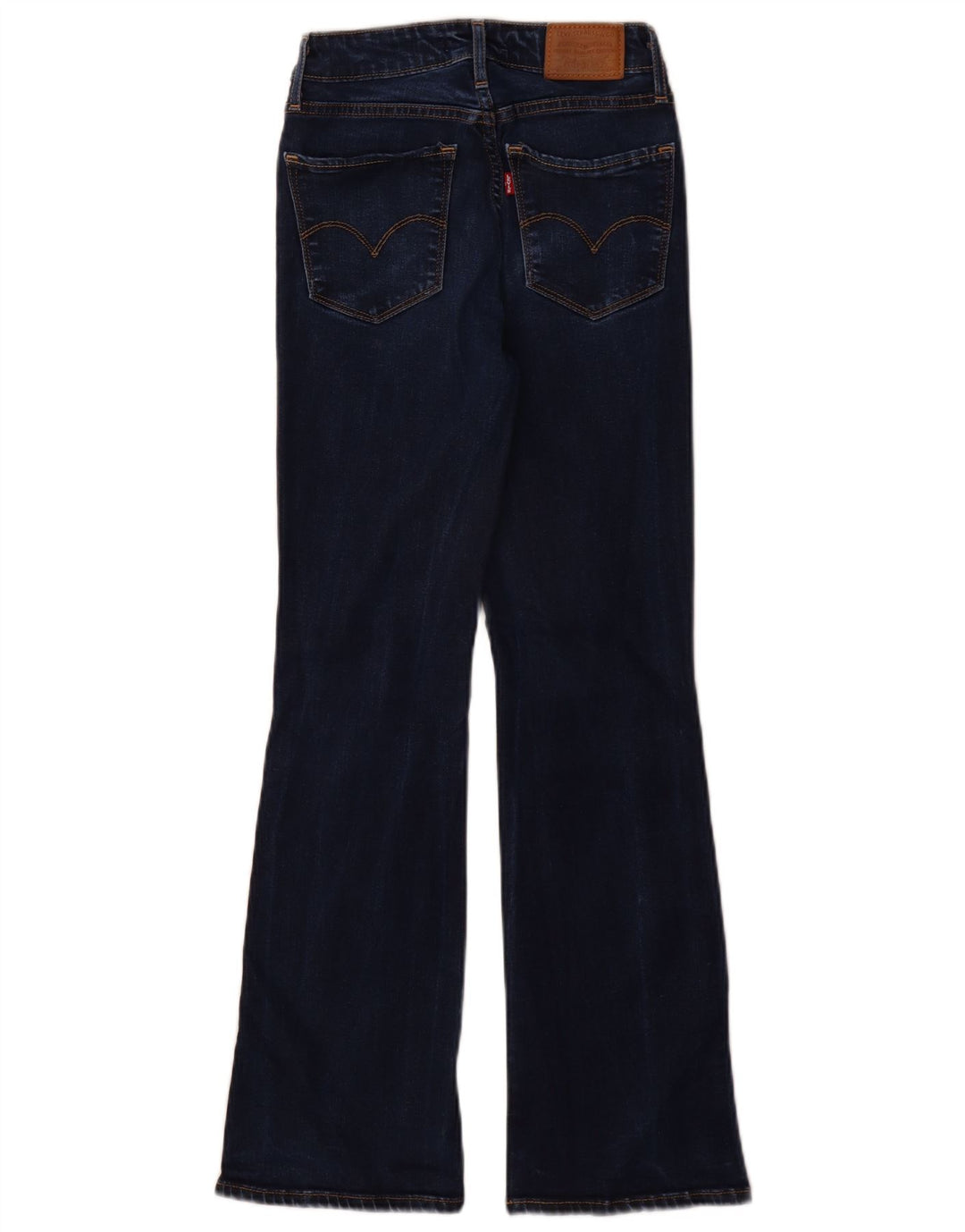 Damskie jeansy Levi's 725 z wysokim stanem Bootcut W25 L30 Granatowy Lyocell