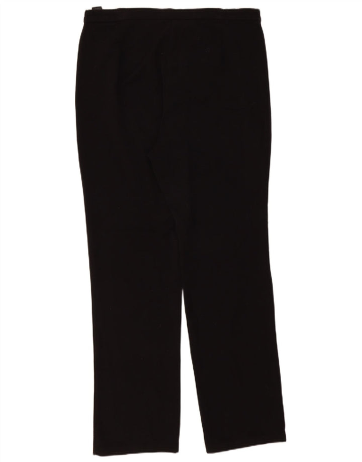 Damskie spodnie codzienne Marks & Spencer UK 14 Large W34 L32 Czarny poliester