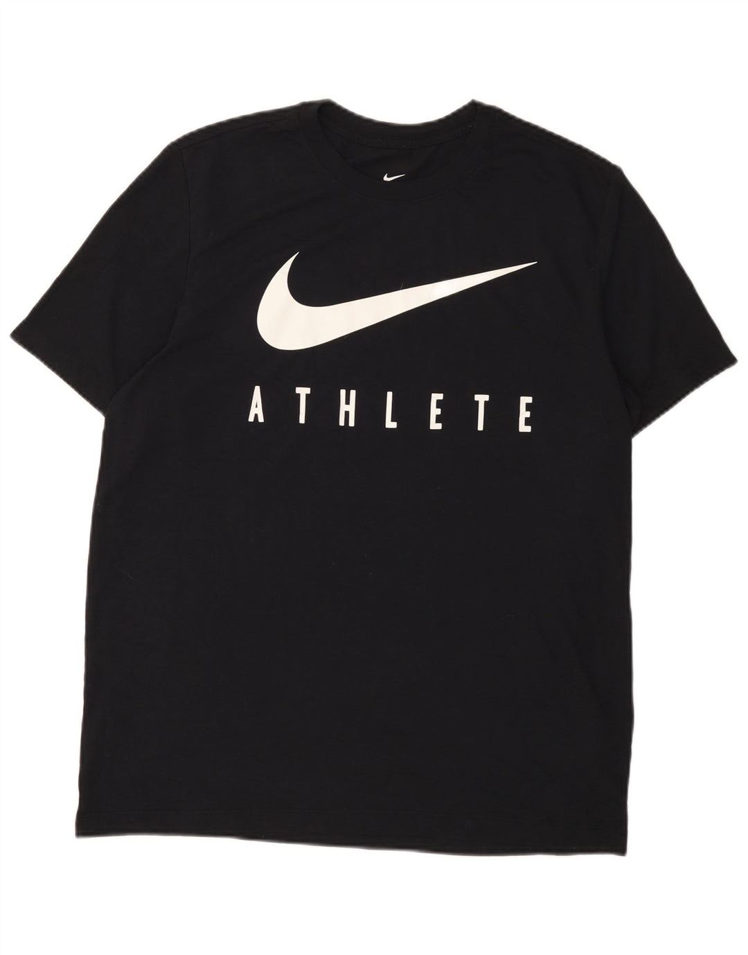 Męski T-shirt NIKE Dri Fit z grafiką, duży, czarny, bawełniany