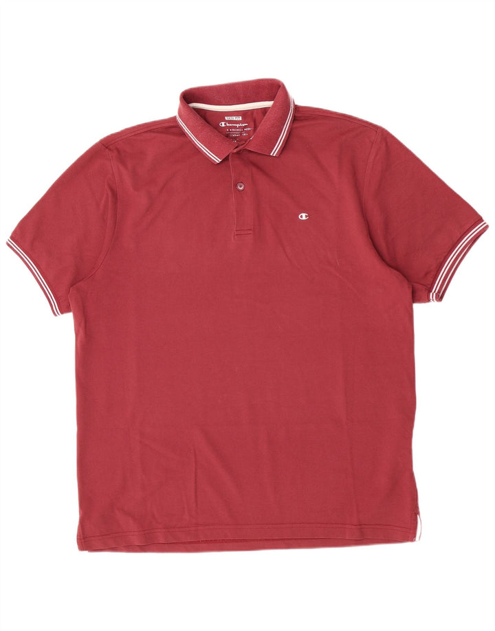 Męska koszulka polo Champion Easy Fit XL, czerwona, bawełniana