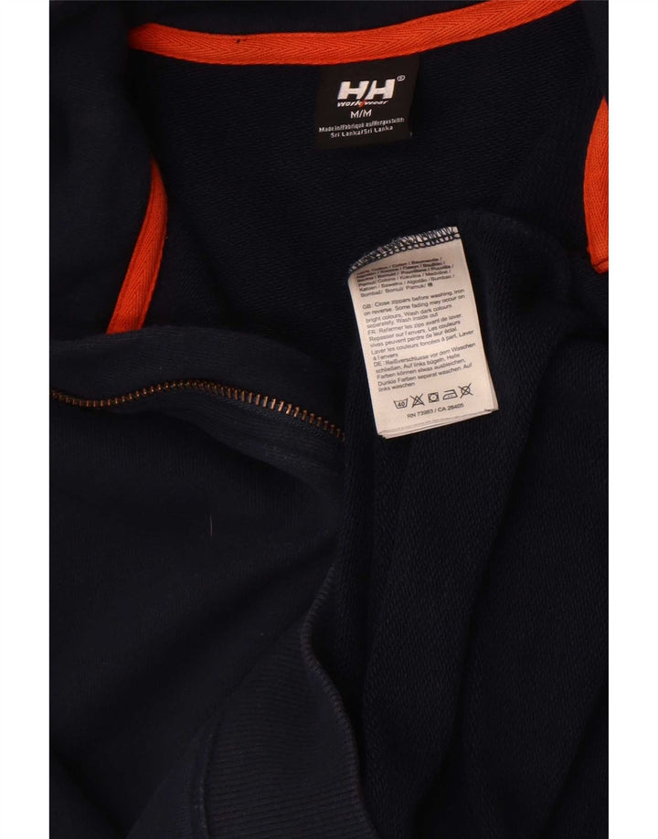 Helly Hansen Męski sweter z zamkiem błyskawicznym, średni granatowy, bawełniany