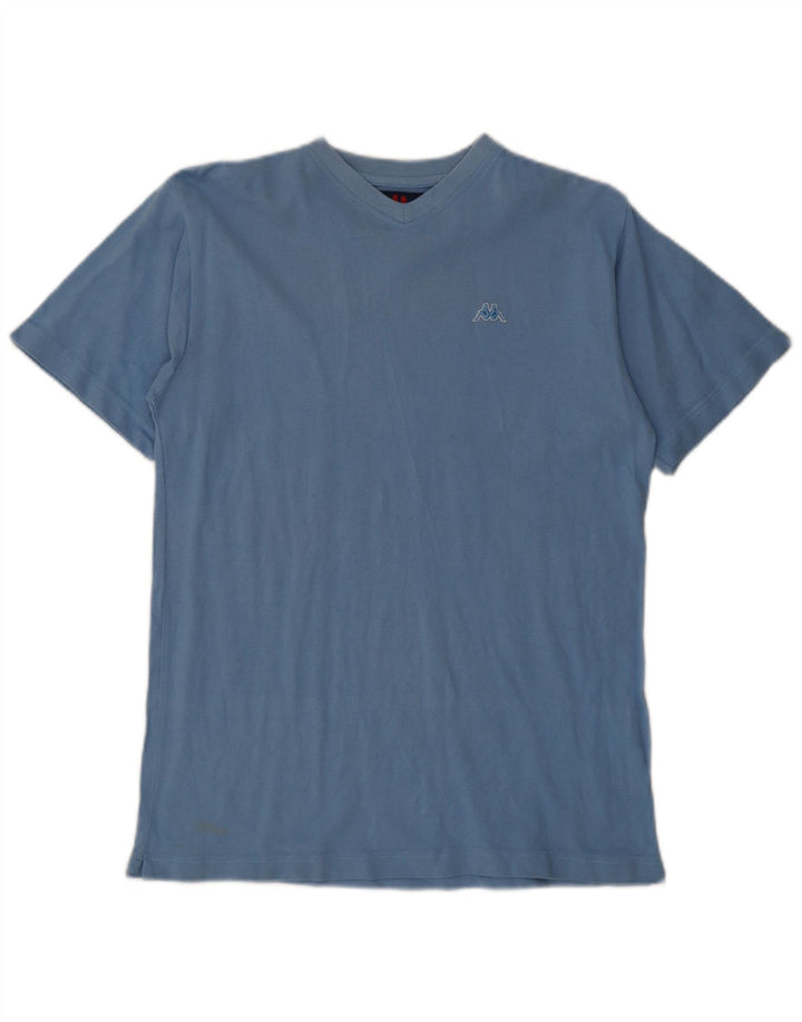 T-shirt męski Kappa Top, mały, niebieski, bawełniany