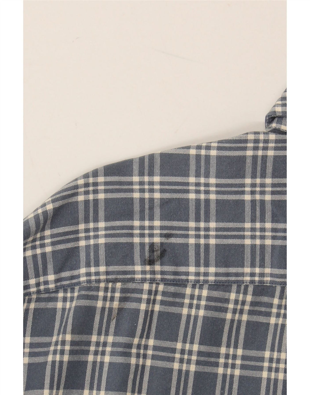 Koszula flanelowa męska EDDIE BAUER, bawełniana w średnią niebieską kratkę