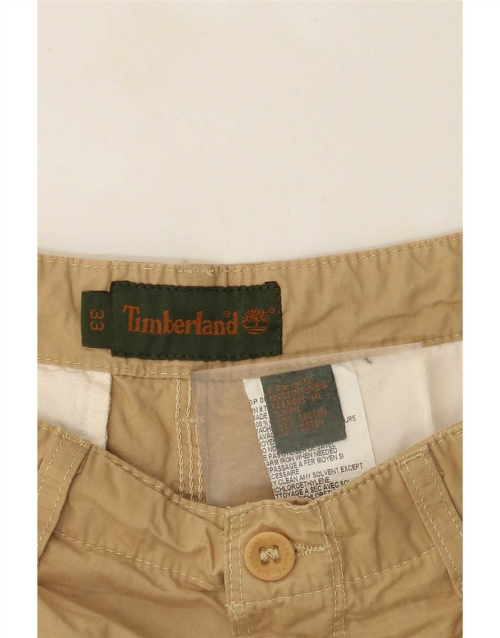 Męskie spodnie cargo Timberland Bootcut W33 L29 Beżowa bawełna